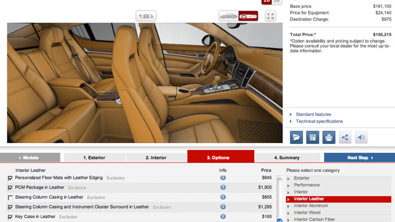 Illustration for article titled You Can Actually Spend $24,000 On Leather Alone In The 2014 Porsche Panamera